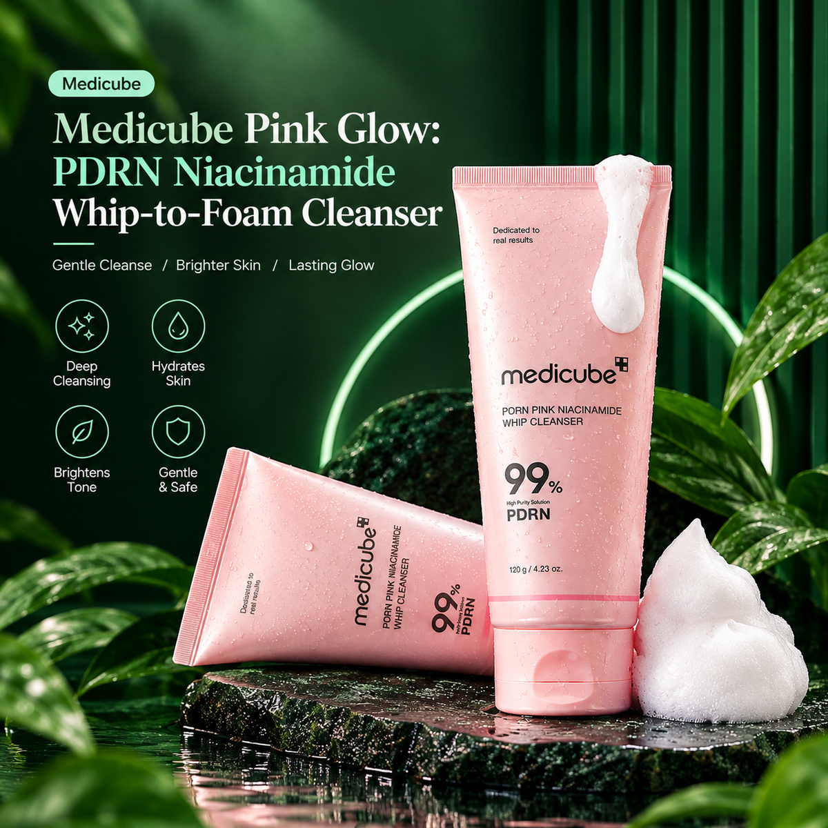 Medicube Pink Whip: PDRN + Niacinamide